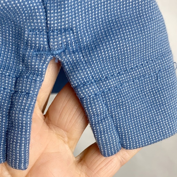 CUTTER & BUCK CB DryTec Blue Golf Polo Shirt Torrey Pines size L - Picture 5 of 9